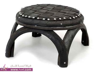 grey افكار لأطارات السيارات واستغلالها لمجلس طاولات والكثير 