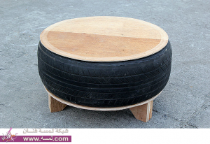 grey افكار لأطارات السيارات واستغلالها لمجلس طاولات والكثير 