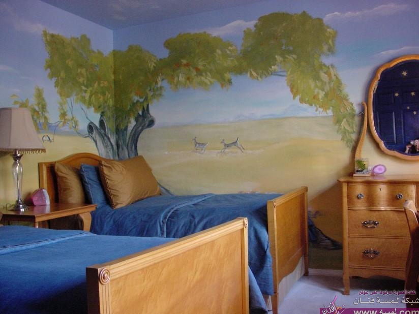 painting landscapes on bedroom walls_full