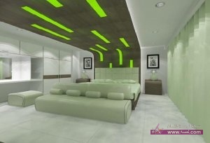 Modern-bedroom-design-with-terracotta-flooring