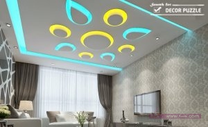 colored--LED-ceiling-lights-for-living-room-pop-design-on-roof