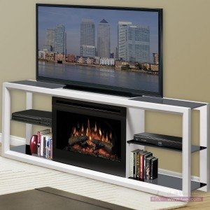 modern-dimplex-electric-fireplace-design-with-white-credenza-and-white-rugs-for-modern-family-room-design-contemporary-d