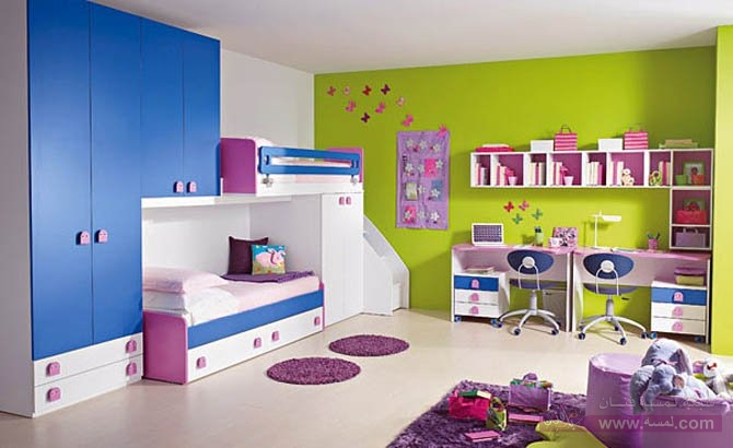 افكار الوان دهانات غرف اطفال جديدة ألوان دهانات غرف نوم أطفال 1 افكار الوان دهانات غرف اطفال جديدة