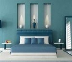 أشيك ديكورات جبس و دهانات غرف نوم للعرسان موف لوكشين ديزين نت