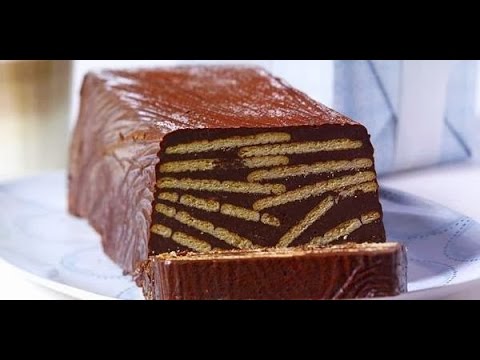 طريقة عمل الكيكة الباردة بالبسكويت بالصور طريقة عمل كيكة باردة بالبسكويت طريقة عمل الكيكة الباردة بالبسكويت بالصور