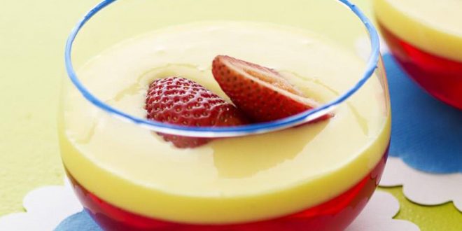 طريقة تحضير حلى الجلي و الكاسترد jelly custard cups 660x330 طريقة تحضير حلى الجلي و الكاسترد