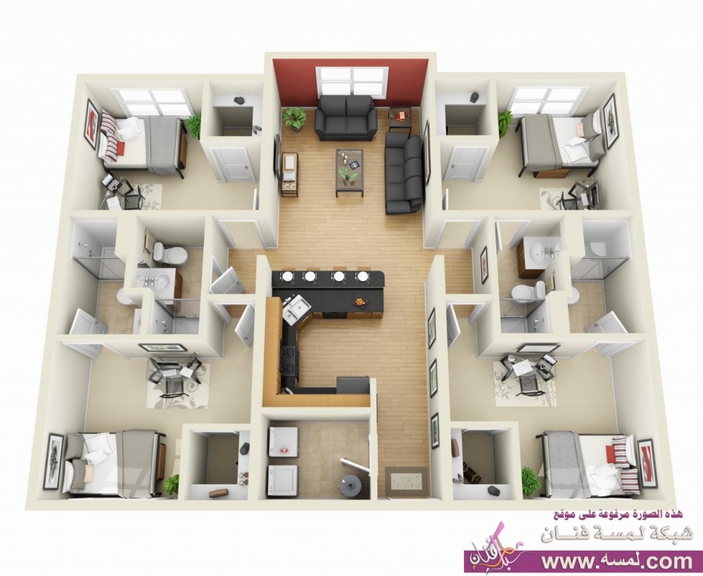 4-Bedroom_3D