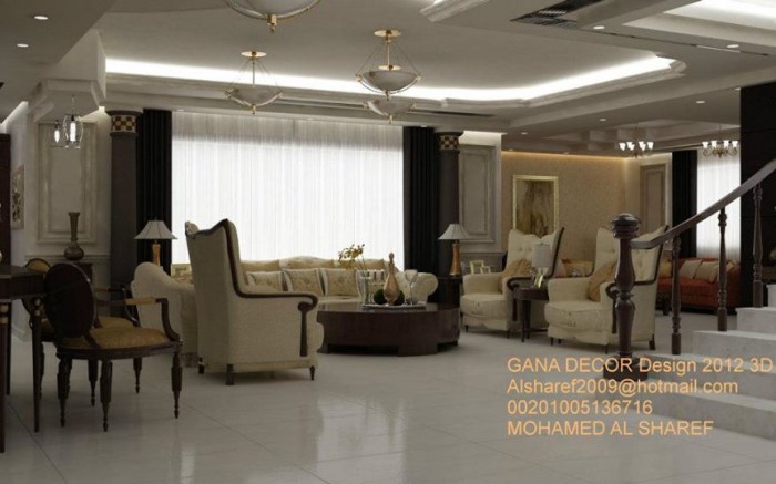 ديكورات فخمه للقصور 2014 اجمل ديكورات جديده 2015 شبكة لمسة فنان