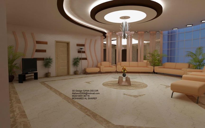 بالصور ديكورات فخمة وجميلة جدا للقصور والفلل الفاخرة 2014 . دهانات