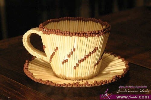 أعمال فنية من اعواد واعواد الثقاب ومجسمات اخرى روعه Matchstick Modeling Art 21 أعمال فنية من اعواد واعواد الثقاب ومجسمات اخرى روعه