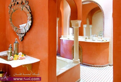 Orange-Wall-paint+for-bathRoom-3