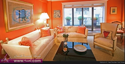 Orange-Wall-paint-for-Living-Room-3
