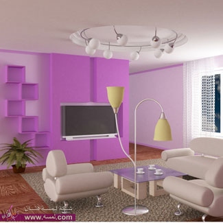 Purple-Wall-paint-for-Living-Room-2