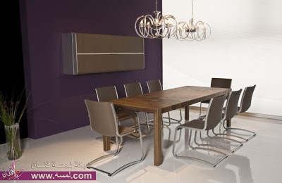 Purple-wall-dining-room-paint