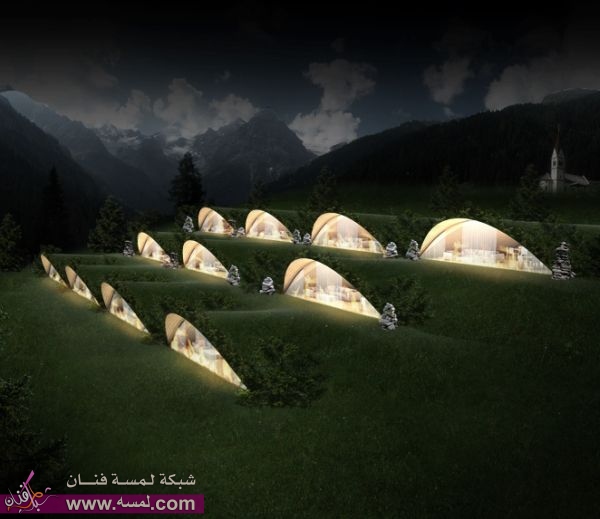 منازل المستقبل تحت الأرض The eco friendly Bella Vista Hotel in Italy. منازل المستقبل تحت الأرض