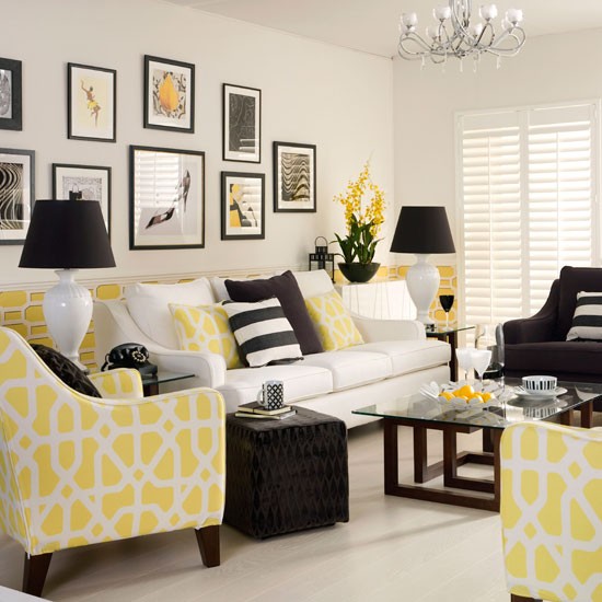 Yellow-monochrome-living-room