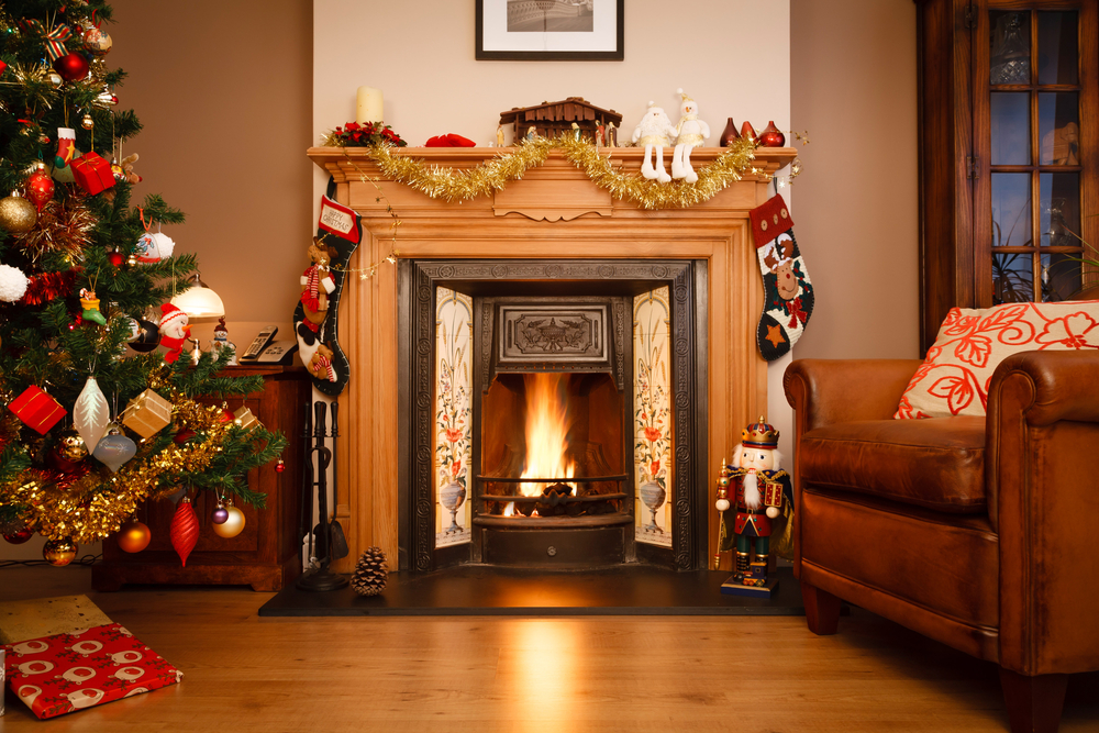 christmas-fireplace-with-tree