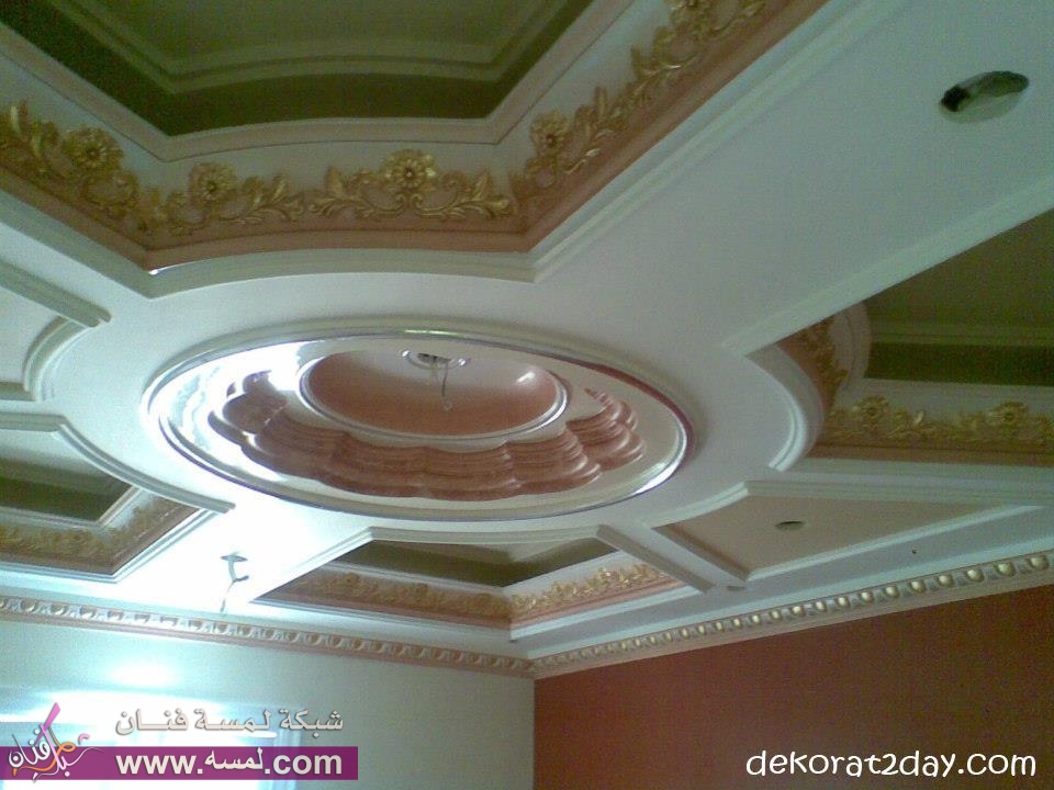 يكورات الجبس المعلق الاسقف الجبسية المعلقة 2014 ديكورات جبسية