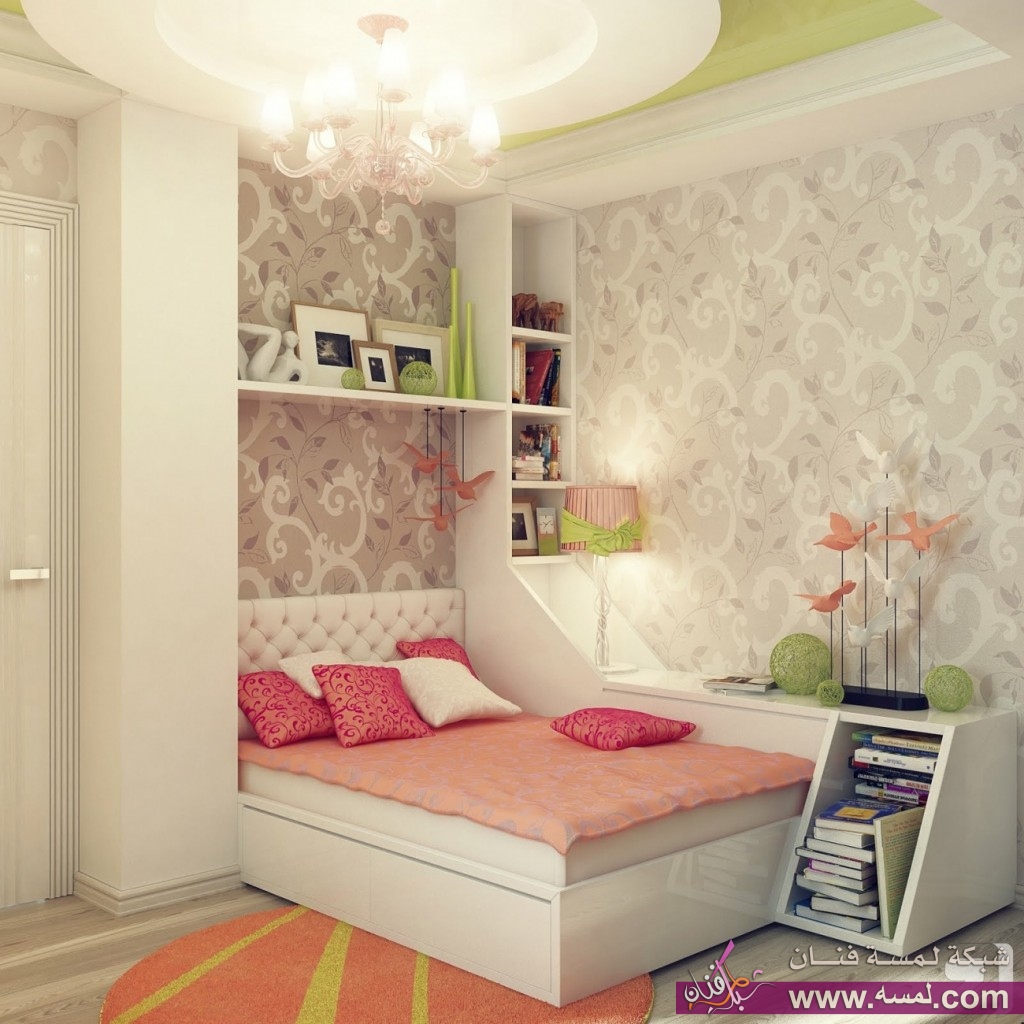 elegant-peach-green-and-cream-bedroom-girl