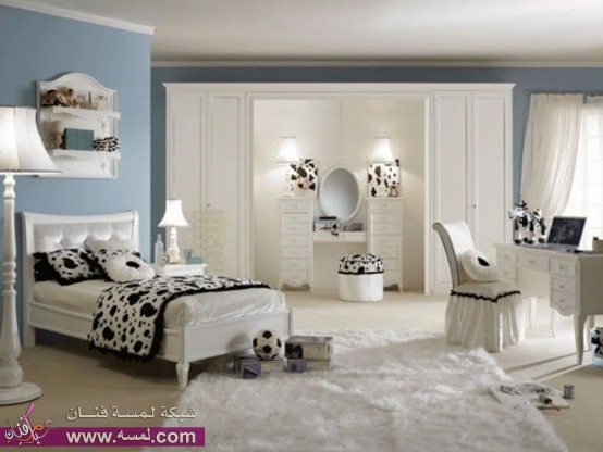 احدث صور تصميمات غرف النوم التي تناسب البنات الاطفال gorgeous classic girl bedroom with contemporary upholstery 554x416 احدث صور تصميمات غرف النوم التي تناسب البنات الاطفال
