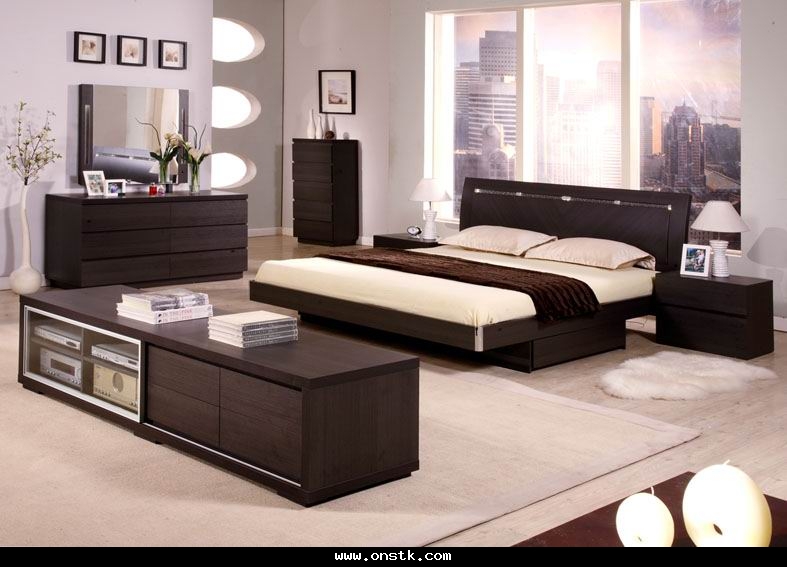 grey ديكورات غرف نوم 2014 , دهانات غرف نوم مودرن 2015