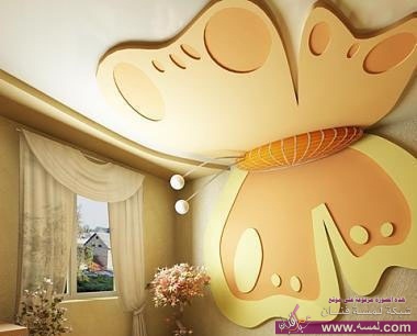 kids-room-gypsum-ceiling-design-orangebutterfly-gypsum-ceiling