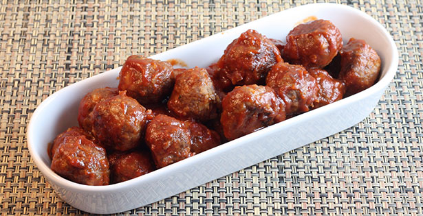 كرات اللحم بصوص الكوكتيل meatballs كرات اللحم بصوص الكوكتيل