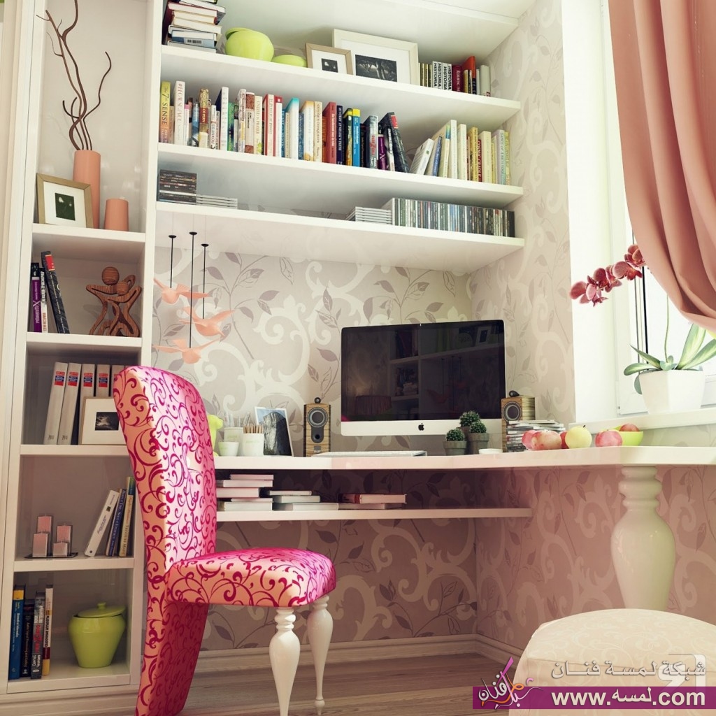 pink-and-gray-girl-bedroom