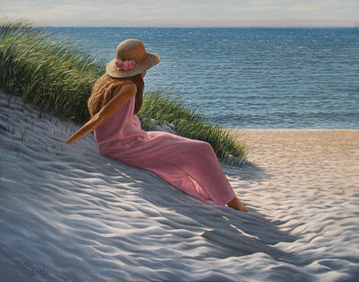 summer-paintings-PinkDress-MARKSHASHA