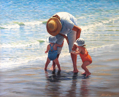 summer-paintings-WaterBabies-OILSBYMARKSHASHA