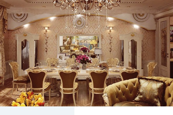 غرف سفرة 1 6-luxurious-gold